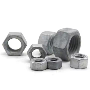 Heavy-Duty Galvanized Nuts for Industrial Machinery